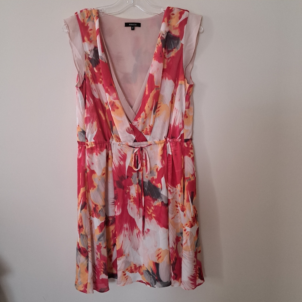 RW&CO Floral Abstract Print Dress